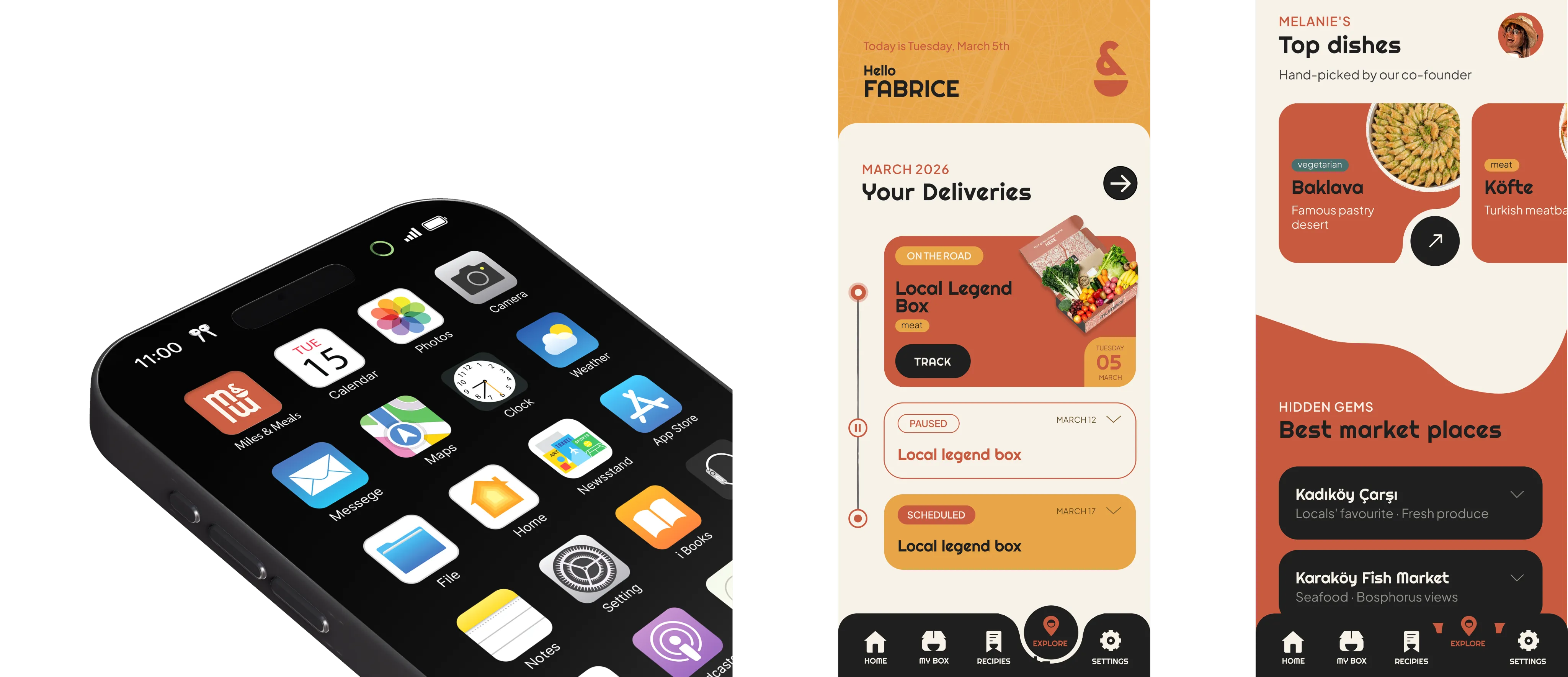 Phone App + Icon Mockups
