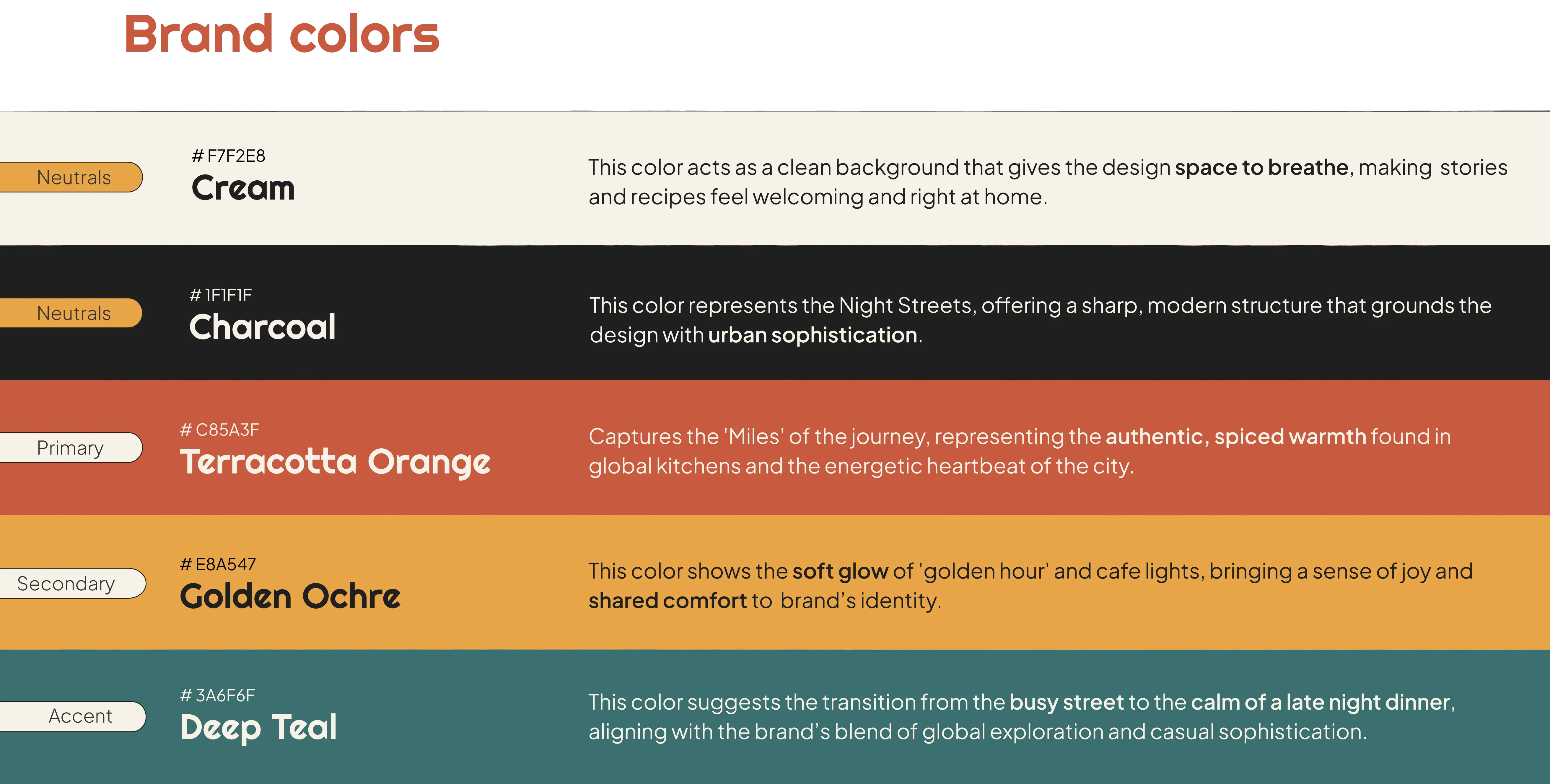 full-width Brand colors