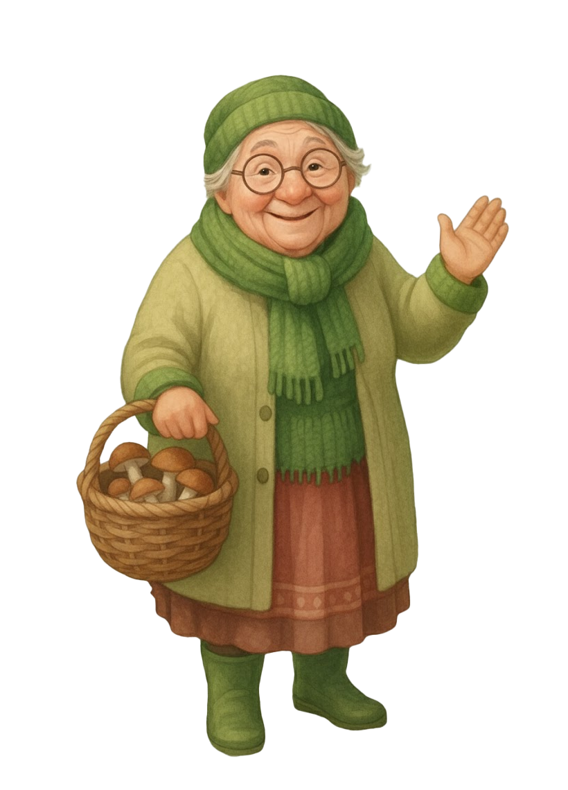 Grandma waving